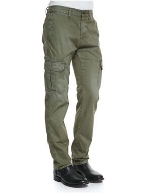 Rag & Bone Men's Radar Cargo Pant Black Distressed 32